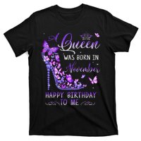 A Queen Was Born In November Cute Birthday T-Shirt