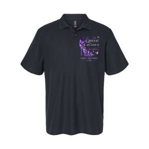 A Queen Was Born In November Cute Birthday Softstyle Adult Sport Polo