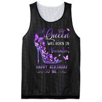 A Queen Was Born In November Cute Birthday Mesh Reversible Basketball Jersey Tank