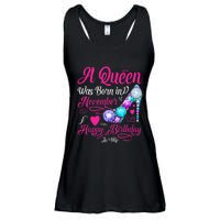 A Queen Was Born In November Happy Birthday To Me Ladies Essential Flowy Tank