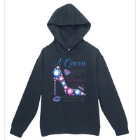 A Queen Was Born In September Happy Birthday To Me High Heel Urban Pullover Hoodie