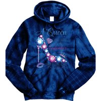 A Queen Was Born In September Happy Birthday To Me High Heel Tie Dye Hoodie