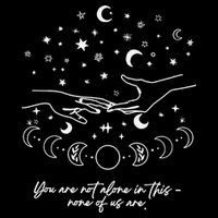 Astarion Quote Youre Not Alone In This None Of Us Are Drawstring Bag