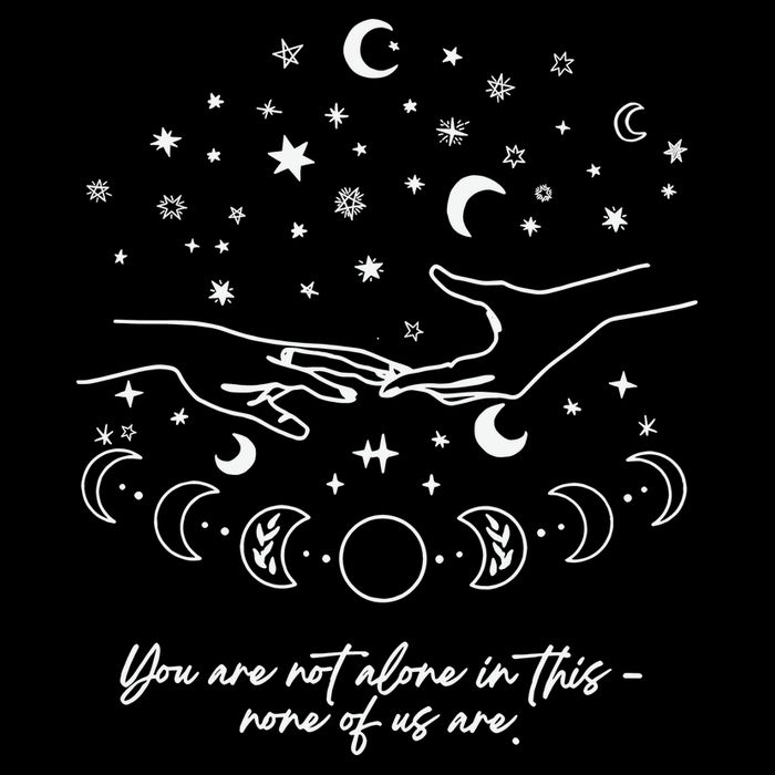 Astarion Quote Youre Not Alone In This None Of Us Are Drawstring Bag