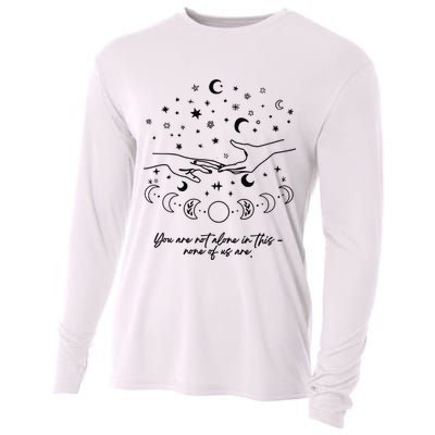 Astarion Quote Youre Not Alone In This None Of Us Are Cooling Performance Long Sleeve Crew