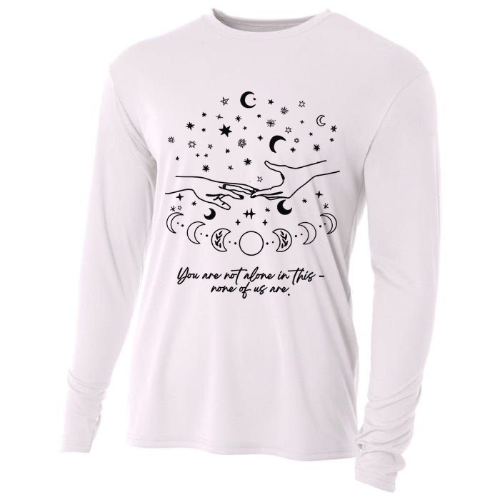Astarion Quote Youre Not Alone In This None Of Us Are Cooling Performance Long Sleeve Crew