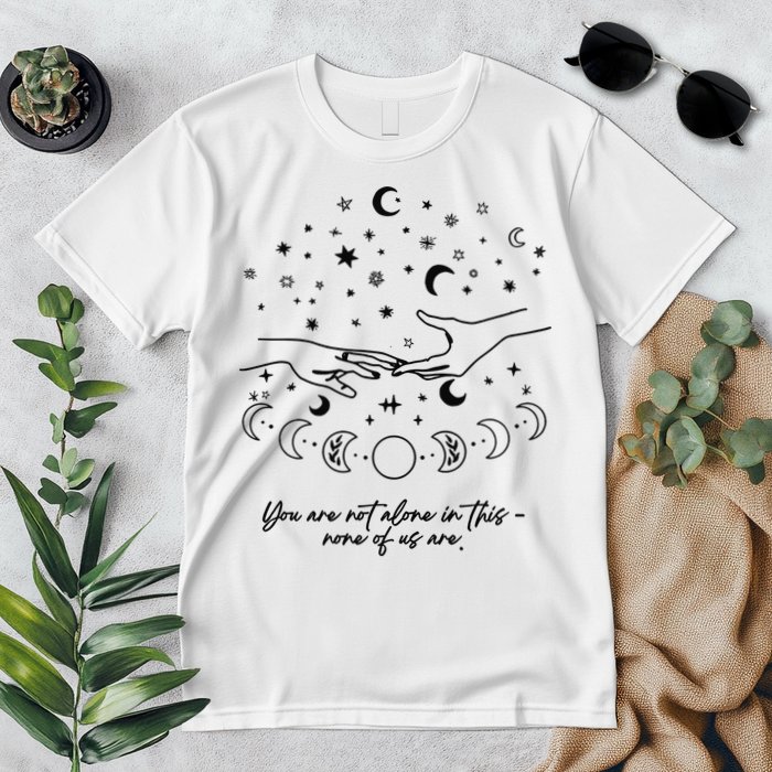 Astarion Quote Youre Not Alone In This None Of Us Are Premium T-Shirt