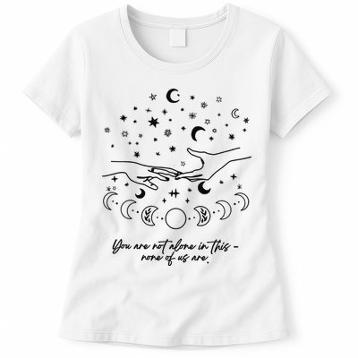 Astarion Quote Youre Not Alone In This None Of Us Are Womens T-Shirt