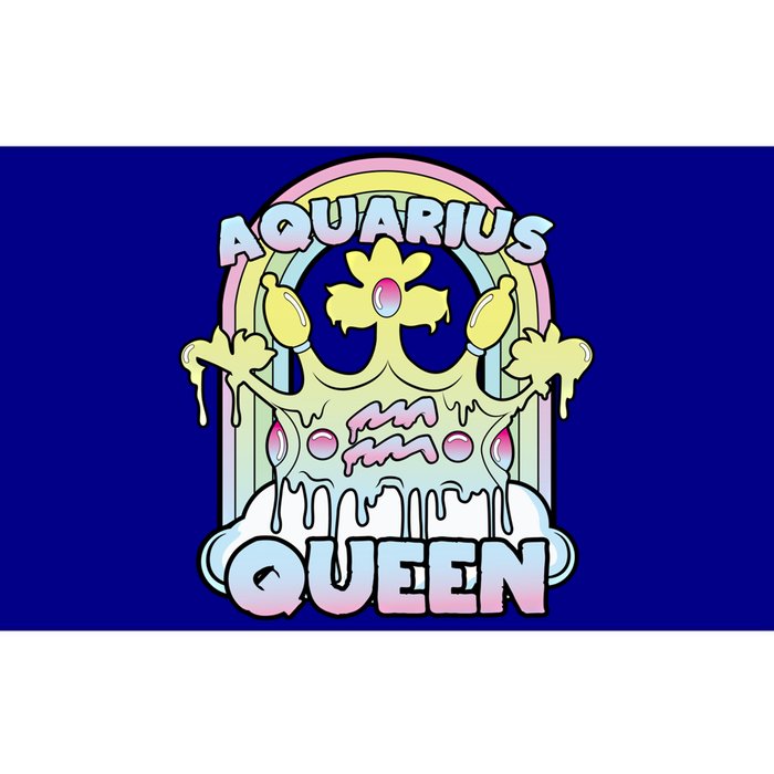 Aquarius Queen Zodiac Sign With Crown Kawaii Pastel Goth Gift Bumper Sticker