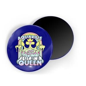 Aquarius Queen Zodiac Sign With Crown Kawaii Pastel Goth Gift Magnet