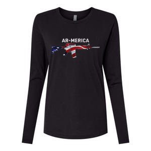 Ar-Merica Womens Cotton Relaxed Long Sleeve T-Shirt