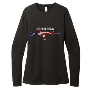 Ar-Merica Womens CVC Long Sleeve Shirt