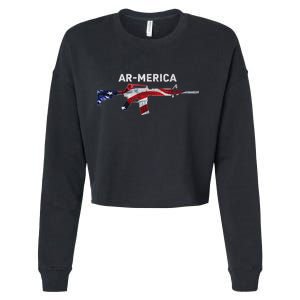 Ar-Merica Cropped Pullover Crew