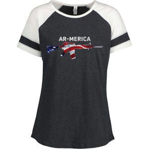 Ar-Merica Enza Ladies Jersey Colorblock Tee