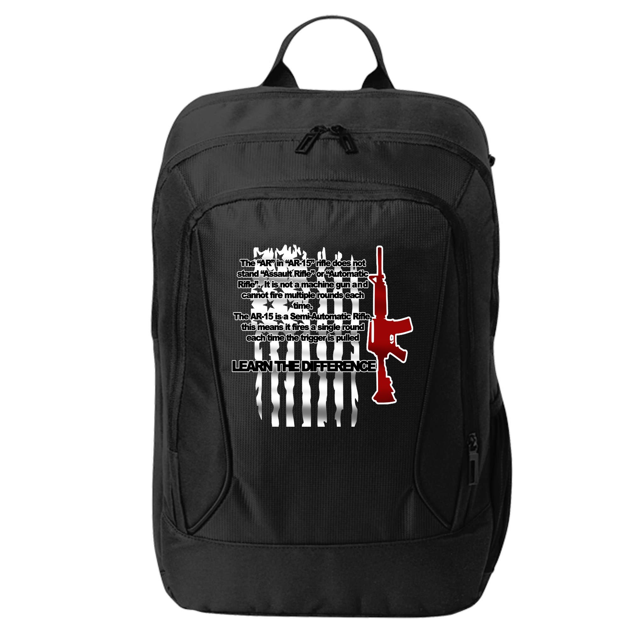 AR15 Not AN Assault Rifle Guns Quote City Backpack