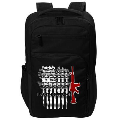 AR15 Not AN Assault Rifle Guns Quote Impact Tech Backpack