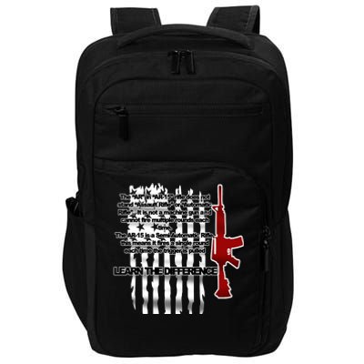 AR15 Not AN Assault Rifle Guns Quote Impact Tech Backpack