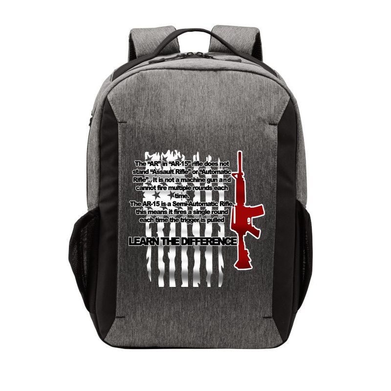 AR15 Not AN Assault Rifle Guns Quote Vector Backpack
