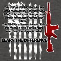 AR15 Not AN Assault Rifle Guns Quote Vector Backpack