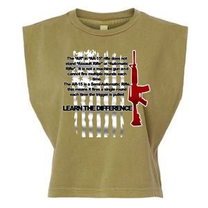 AR15 Not AN Assault Rifle Guns Quote Garment-Dyed Women's Muscle Tee