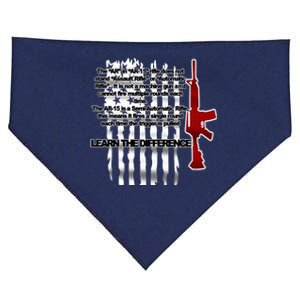 AR15 Not AN Assault Rifle Guns Quote USA-Made Doggie Bandana