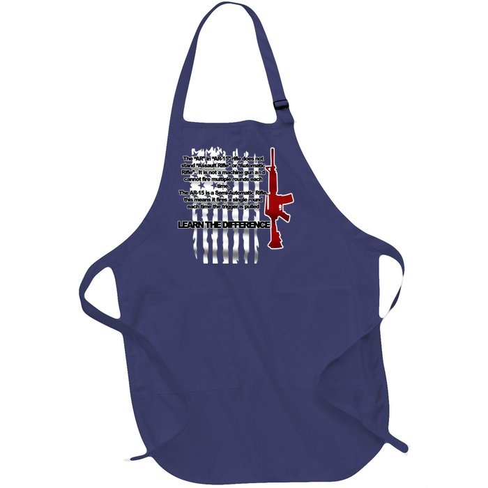 AR15 Not AN Assault Rifle Guns Quote Full-Length Apron With Pockets