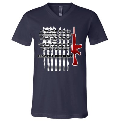AR15 Not AN Assault Rifle Guns Quote V-Neck T-Shirt