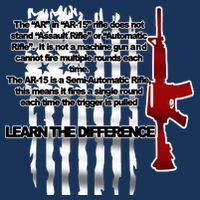 AR15 Not AN Assault Rifle Guns Quote Poster