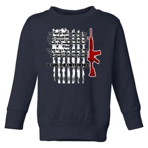 AR15 Not AN Assault Rifle Guns Quote Toddler Sweatshirt