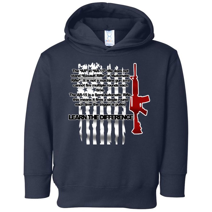 AR15 Not AN Assault Rifle Guns Quote Toddler Hoodie