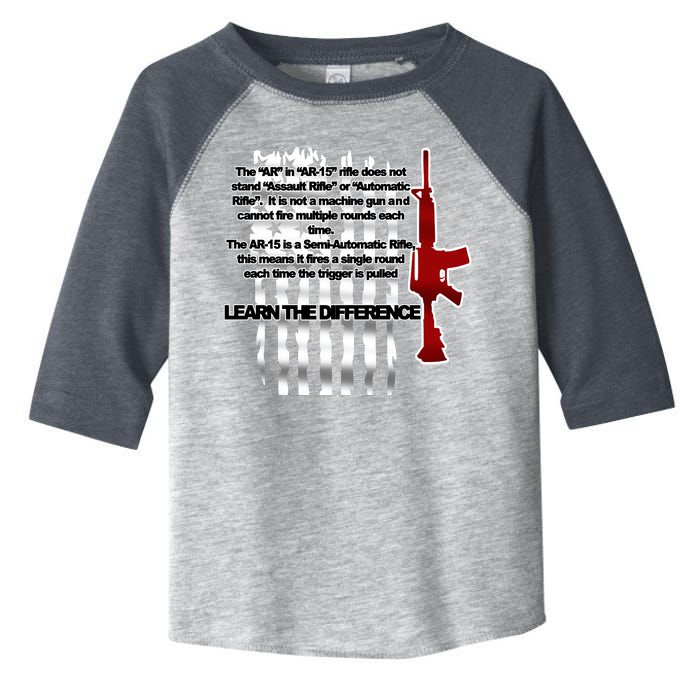 AR15 Not AN Assault Rifle Guns Quote Toddler Fine Jersey T-Shirt