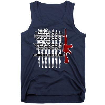 AR15 Not AN Assault Rifle Guns Quote Tank Top