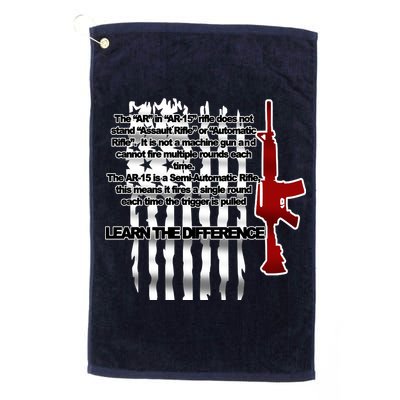 AR15 Not AN Assault Rifle Guns Quote Golf Towel