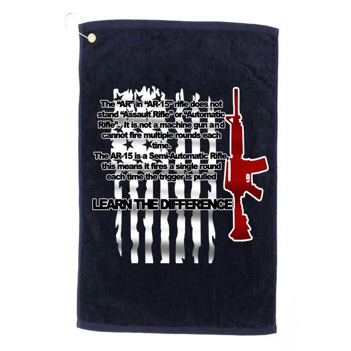 AR15 Not AN Assault Rifle Guns Quote Golf Towel