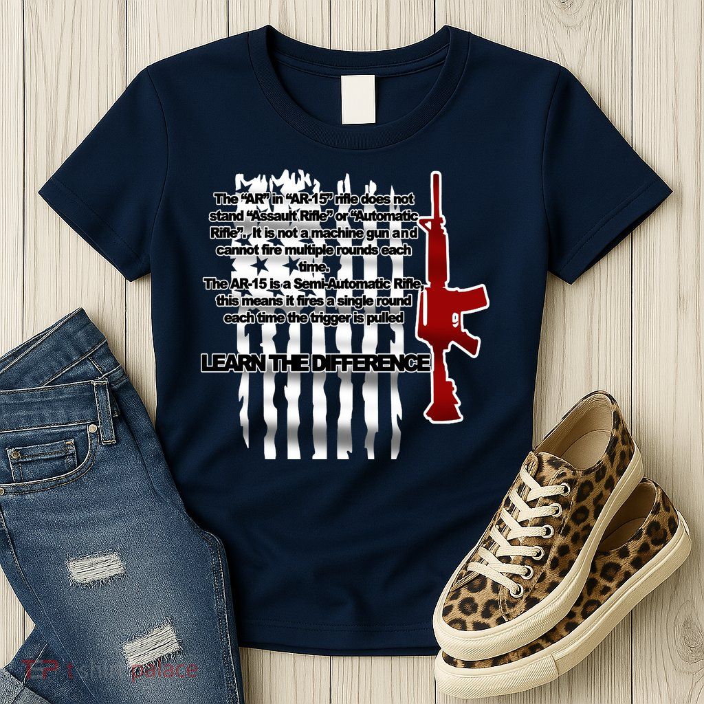 AR15 Not AN Assault Rifle Guns Quote Womens T-Shirt