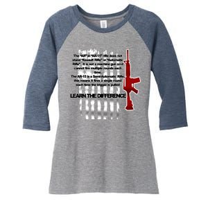 AR15 Not AN Assault Rifle Guns Quote Women's Tri-Blend 3/4-Sleeve Raglan Shirt