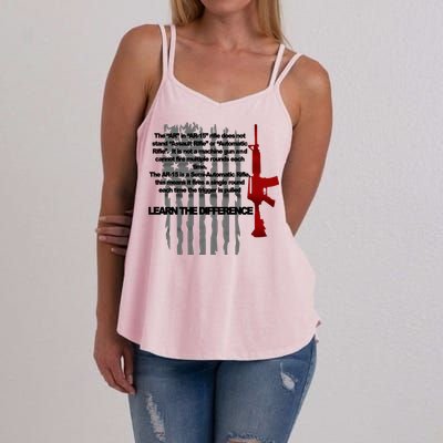 AR15 Not AN Assault Rifle Guns Quote Women's Strappy Tank