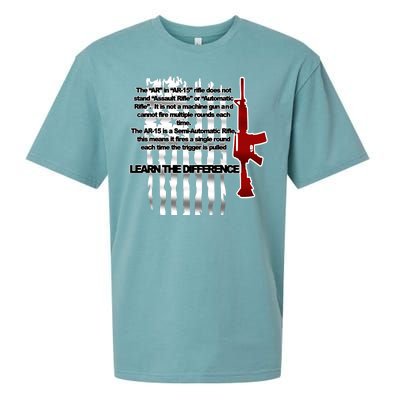 AR15 Not AN Assault Rifle Guns Quote Sueded Cloud Jersey T-Shirt