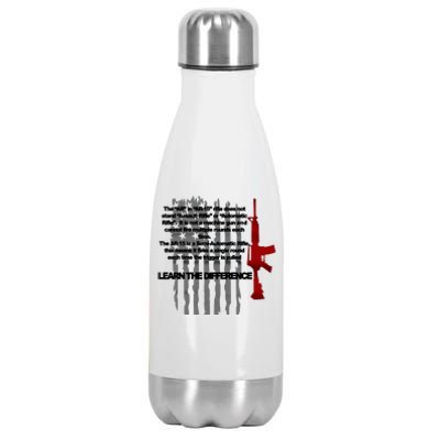 AR15 Not AN Assault Rifle Guns Quote Stainless Steel Insulated Water Bottle