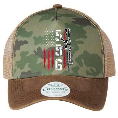 Ar15 Rifle 2nd Amendment 556 Ar15 Gifts Legacy Tie Dye Trucker Hat