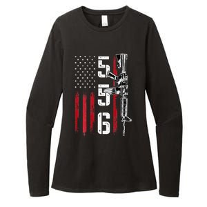 Ar15 Rifle 2nd Amendment 556 Ar15 Gifts Womens CVC Long Sleeve Shirt