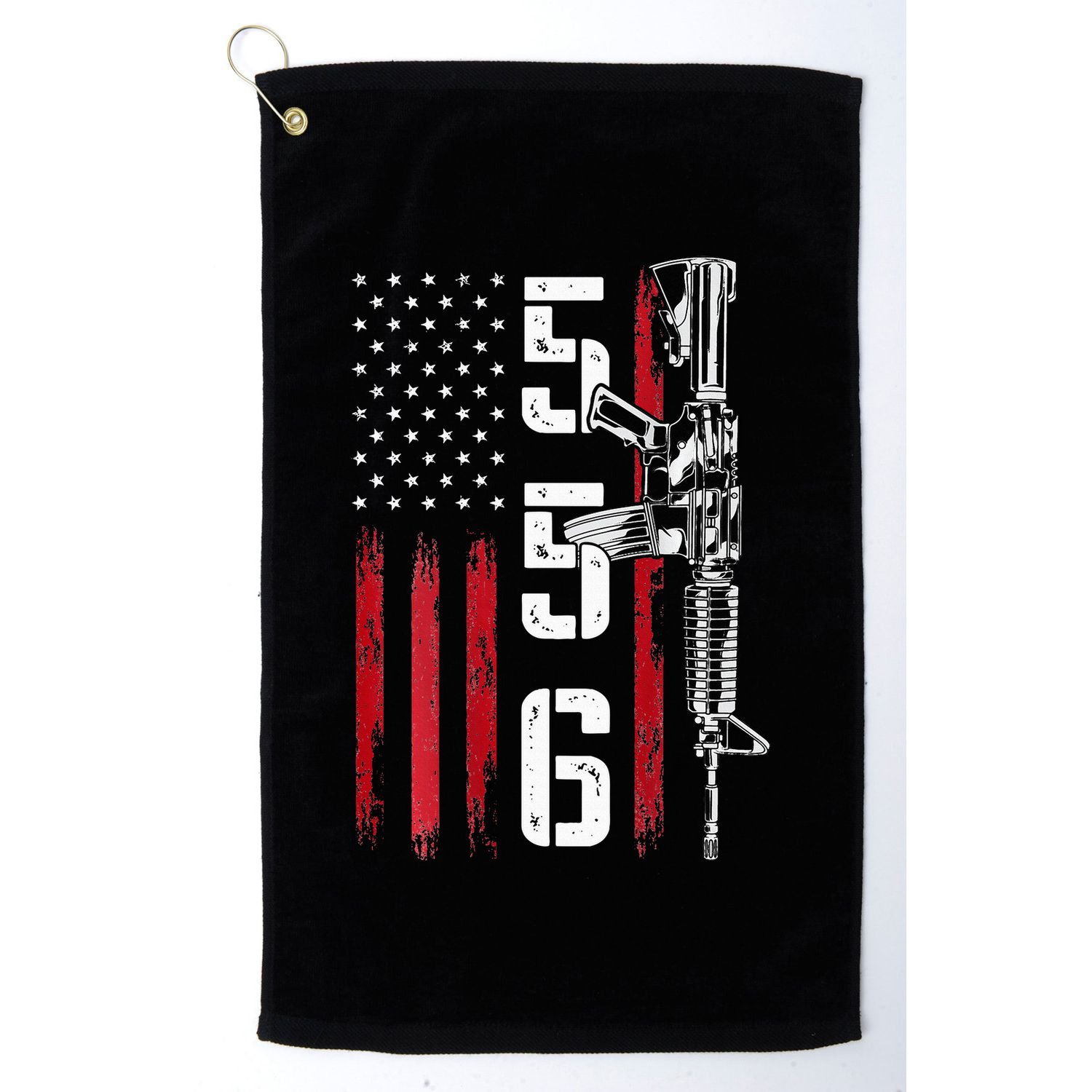 Ar15 Rifle 2nd Amendment 556 Ar15 Gifts Golf Towel