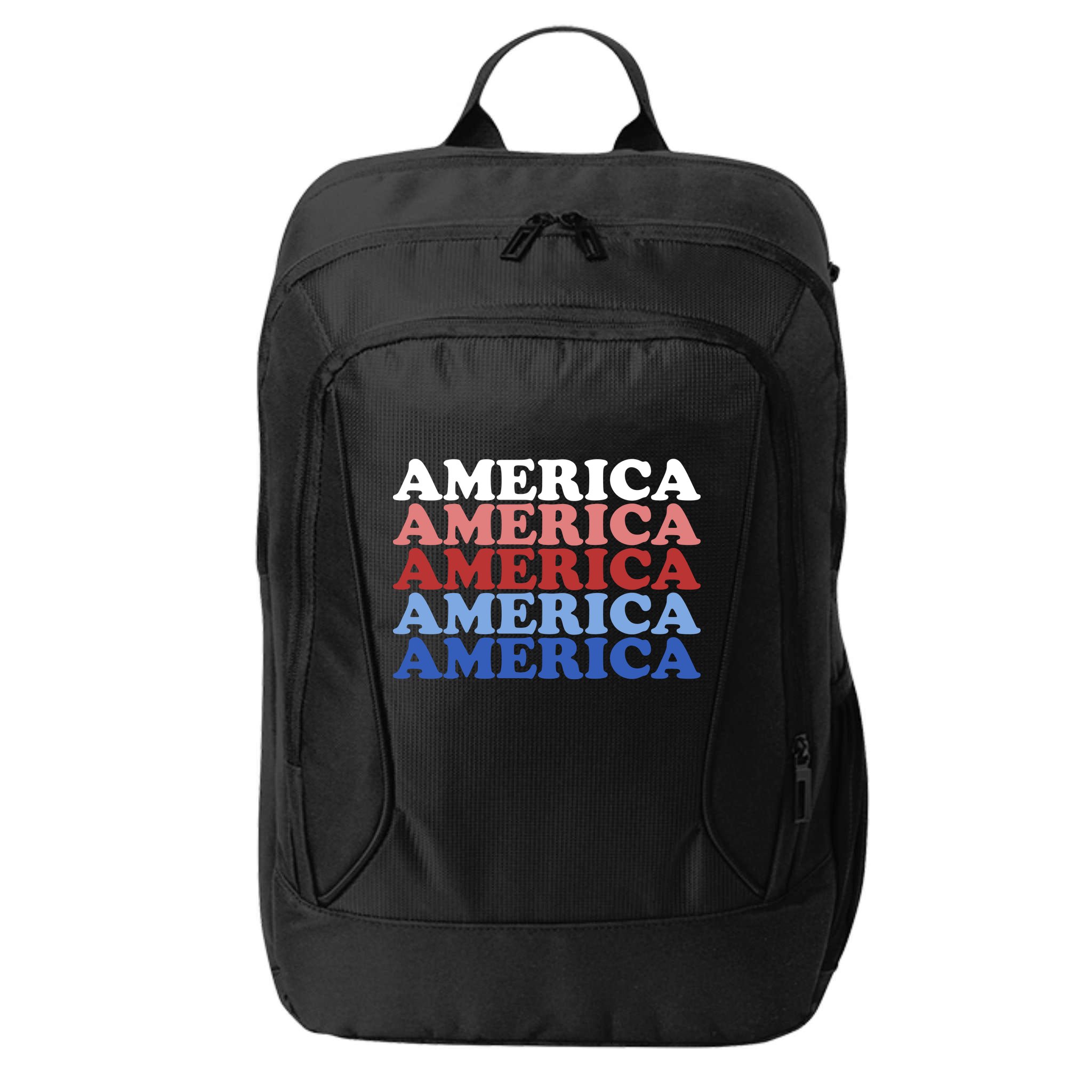 America Retro 4th Of July City Backpack