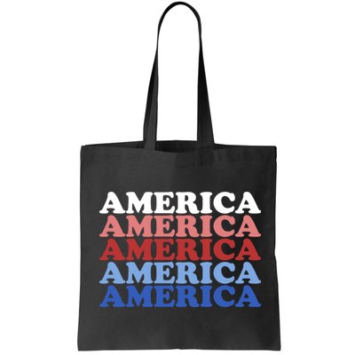 America Retro 4th Of July Bag