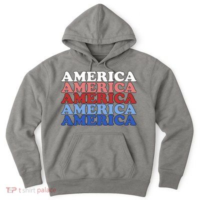 America Retro 4th Of July Hoodie