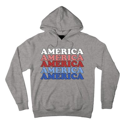 America Retro 4th Of July Hoodie