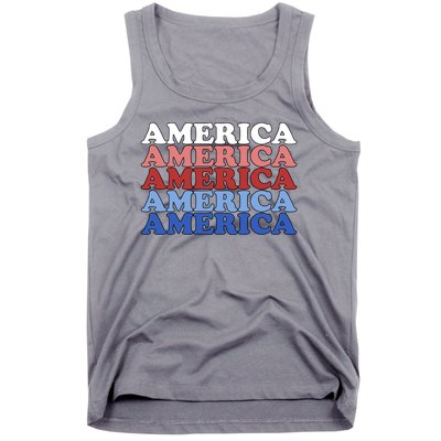 America Retro 4th Of July Tank Top