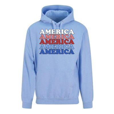 America Retro 4th Of July Unisex Surf Hoodie