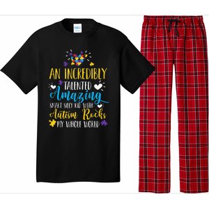 Autism Rocks ASD Support Unique Autistic Warrior Gift Pajama Set