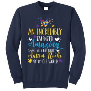 Autism Rocks ASD Support Unique Autistic Warrior Gift Sweatshirt